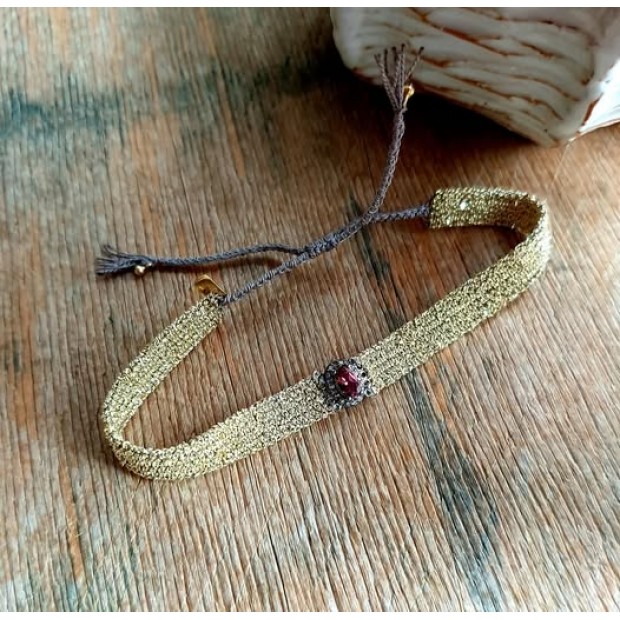 Marie Laure Chamorel apyrankė su turmalinu ir deimantais Marie Laure Chamorel apyrankė su turmalinu ir deimantais